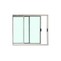 Janela 2 Folhas 100X100 Alumínio Branco Linha Esmeralda
