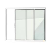 Janela 2 Folhas C/ Vidro Liso Branco 100x100 Brimak Janela 2 Folhas C/ Vidro Liso Branco 100x100 Brimak