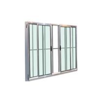 Janela 4 Folhas Com Grade Linha 18