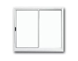 Janela 80x120 2 Folhas - Alumínio Branco - Linha 18 Modular