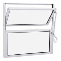 Janela Aluminio Basculante Home Branco Vidro Liso 0,60X0,40M 2FLS Quality Janela Aluminio Basculante Home Branco Vidro Liso 0,60X0,40M 2FLS Quality