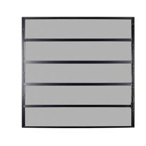 Janela Basculante 1 Secção Vidro Mini Boreal 100x100cm Ecosul Esquadrisul