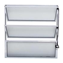 Janela Basculante Alumínio Branca Hikari 60 X 60 VB25