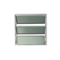 Janela Basculante de Alumínio 60x80cm com Vidro Boreal Anodizado Plus Brimak Marrom