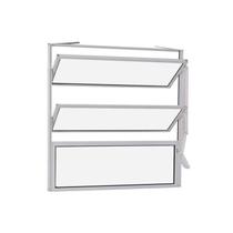 Janela Basculante em Alumínio 100 x 100 x 2,35 cm Branco Básica MMachado Janela Basculante em Alumínio 100 x 100 x 2,35 cm Branco Básica MMachado