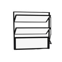 Janela Basculante em Alumínio 40 x 40 x 2,35 cm Preto Básica MMachado Janela Basculante em Alumínio 40 x 40 x 2,35 cm Preto Básica MMachado