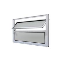 Janela Basculante em Alumínio Branco Duraline Fix 40x80x3cm 2 Folhas Jap