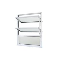 Janela Basculante em Alumínio Branco Duraline Fix 60x60x3cm 3 folhas Jap