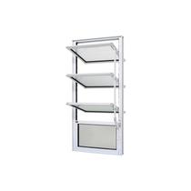 Janela Basculante em Alumínio Branco Duraline Fix 80x80x3cm 4 Folhas Jap