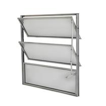Janela Basculante Vitro de aluminio 60x60 CM brilho