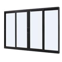 Janela Caribe 4 Folhas 150x100 Preta - 1002-5673 - JAP Janela Caribe 4 Folhas 150x100 Preta - 1002-5673 - JAP