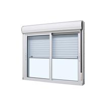 Janela com Persiana Integrada em Alumínio Branco Perfecta Max 150x150x14cm Jap
