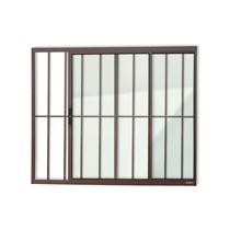 Janela Confort 2 Folhas com Grade Vidro Liso 100cm X 150cm Brimak Janela Confort 2 Folhas com Grade Vidro Liso 100cm X 150cm Brimak