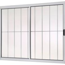 Janela Correr 2 Folhas Móveis com Grade Vidro Liso 120x100cm Ecosul Esquadrisul Janela Correr 2 Folhas Móveis com Grade Vidro Liso 120x100cm Ecosul Esquadrisul