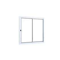 Janela de Aço de Correr 100x100cm 2 Folhas com Vidro Riobras Branco Janela de Aço de Correr 100x100cm 2 Folhas com Vidro Riobras Branco
