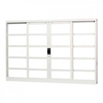 Janela de Aço de Correr 100x120cm 4 Folhas Minas Sul MGM