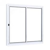 Janela de Aço de Correr 100x150cm 2 Folhas com Vidro Riobras Janela de Aço de Correr 100x150cm 2 Folhas com Vidro Riobras