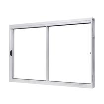 Janela de Aço de Correr Lateral 100x120cm 2 Folhas Vidro Liso Unic Sol Ramassol Branco Janela de Aço de Correr Lateral 100x120cm 2 Folhas Vidro Liso Unic Sol Ramassol Branco