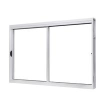 Janela de Aço de Correr Lateral 100x120cm 2 Folhas Vidro Liso Unic Sol Ramassol
