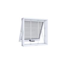 Janela de Aço Maxim-ar 50x50cm com Grade Quadrada e Vidro Riobras Janela de Aço Maxim-ar 50x50cm com Grade Quadrada e Vidro Riobras