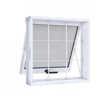 Janela de Aço Maxim-ar 60x60cm 1 Folha com Grade Quadrada Riobras