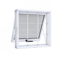 Janela de Aço Maxim-Ar 60x60cm 1 Folha com Grade Quadrada Riobras Janela de Aço Maxim-Ar 60x60cm 1 Folha com Grade Quadrada Riobras