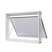 Janela de Aço Maxim-Ar 60x80cm Vidro Boreal Qualitysol Ramassol Branco Janela de Aço Maxim-Ar 60x80cm Vidro Boreal Qualitysol Ramassol Branco