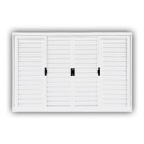 Janela de Aço Veneziana de Correr 100x200cm 6 Folhas Minas Sul MGM