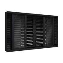 Janela de Aço Veneziana Flex com Grade Quadrada 6 Folhas 100x150cm Facilitá Lucasa Janela de Aço Veneziana Flex com Grade Quadrada 6 Folhas 100x150cm Facilitá Lucasa