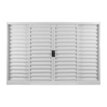 Janela de aco veneziana mgm 4 folhas 100x150cm rq70mm branco Janela de aco veneziana mgm 4 folhas 100x150cm rq70mm branco