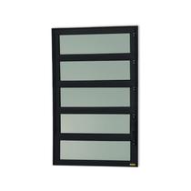 Janela de Alumínio Basculante 100x100cm Vidro Mini Boreal Elite Brimak Preto Janela de Alumínio Basculante 100x100cm Vidro Mini Boreal Elite Brimak Preto