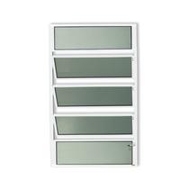 Janela de Alumínio Basculante 100x80cm Vidro Mini Boreal Plus Brimak Branco