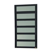 Janela de Alumínio Basculante 120x100cm Vidro Mini Boreal Elite Brimak Preto Janela de Alumínio Basculante 120x100cm Vidro Mini Boreal Elite Brimak Preto