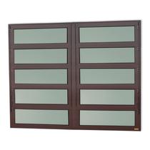 Janela de Alumínio Basculante 2 Seções 100x240cm Vidro Mini Boreal Elite Brimak Corten Janela de Alumínio Basculante 2 Seções 100x240cm Vidro Mini Boreal Elite Brimak Corten