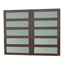 Janela de Alumínio Basculante 2 Seções 100x240cm Vidro Mini Boreal Elite Brimak Janela de Alumínio Basculante 2 Seções 100x240cm Vidro Mini Boreal Elite Brimak
