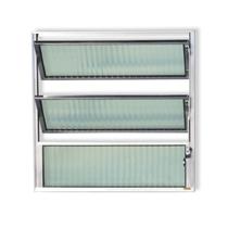 Janela de Alumínio Basculante 2 Seções 80x200cm Vidro Mini Boreal Plus Brimak
