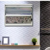 Janela de Alumínio Basculante 40x80cm Linha Plus Lux Esquadrias Janela de Alumínio Basculante 40x80cm Linha Plus Lux Esquadrias
