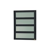 Janela de Alumínio Basculante 80x120cm Vidro Mini Boreal Elite Brimak Preto Janela de Alumínio Basculante 80x120cm Vidro Mini Boreal Elite Brimak Preto