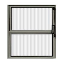 Janela de Alumínio Branco Vitro Basculante Hale Esquadrias - 0.60 (L) X 0.40 (A)