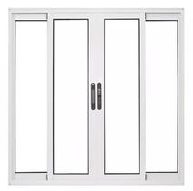 Janela de Alumínio Branco Vitro de Correr 4 Folhas Suprema Sem Grade CMC Classic - 1.50 (L) X 1.00 (A)