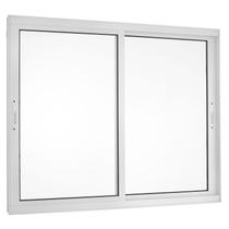 Janela de Alumínio de Correr 100x120cm 2 Folhas Dupla Topsul Esquadrisul Branco Janela de Alumínio de Correr 100x120cm 2 Folhas Dupla Topsul Esquadrisul Branco