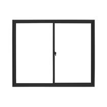 Janela de Aluminio de Correr 100x120cm 2 Folhas Soft