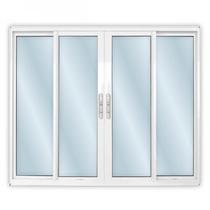 Janela de Alumínio de Correr 100x120cm 4 Folhas 2 Fixas com Vidro Mini Boreal Linha Solida Mgm Janela de Alumínio de Correr 100x120cm 4 Folhas 2 Fixas com Vidro Mini Boreal Linha Solida Mgm