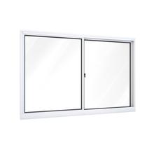 Janela de Alumínio de Correr 100x150cm 2 Folhas Riobras Janela de Alumínio de Correr 100x150cm 2 Folhas Riobras