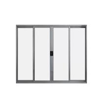 Janela de Alumínio de Correr 100x150cm 4 Folhas Hale Esquadrias Prata Janela de Alumínio de Correr 100x150cm 4 Folhas Hale Esquadrias Prata