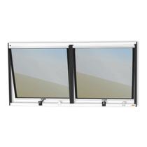 Janela de Alumínio Maxim-ar 2 Seções 60x120cm Vidro Espelhado Plus Brimak Janela de Alumínio Maxim-ar 2 Seções 60x120cm Vidro Espelhado Plus Brimak