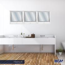 Janela de Alumínio Maxim-ar 40x60cm com Vidro Liso Soft MGM Branco