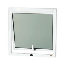 Janela de Alumínio Maxim-Ar 60x60cm Vidro Mini Boreal Confort Brimak Branco