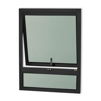 Janela de Alumínio Maxim-ar com Bandeira 80x60cm Vidro Mini Boreal Confort Brimak