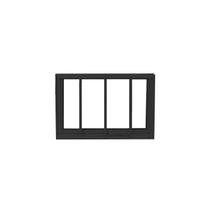 Janela de Aluminio Maximo - Ar 60x60cm 1 Seção com Grade